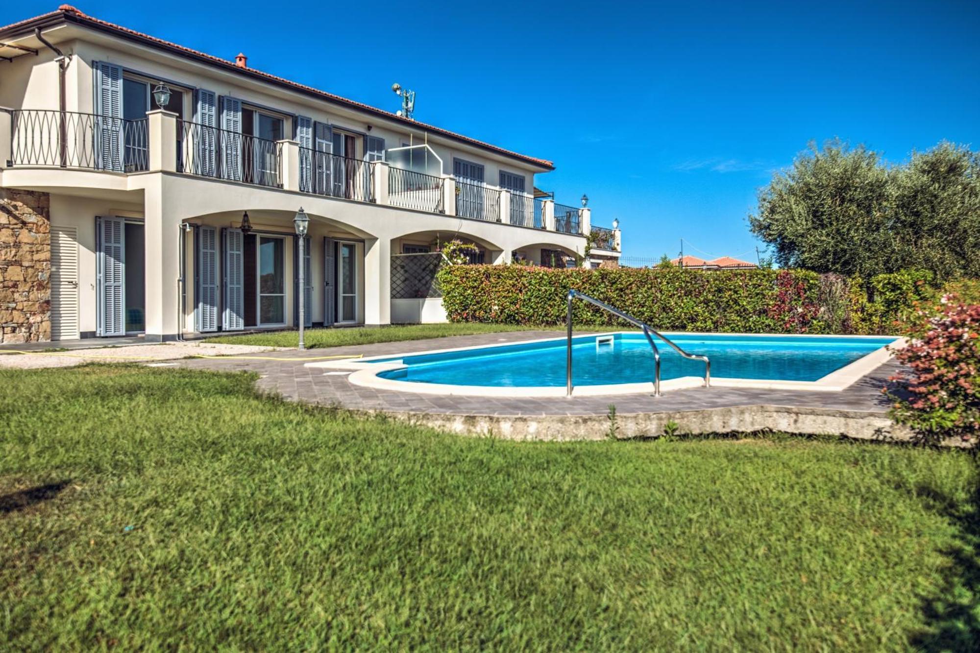Villa Lucia Riviera Dei Fiori Pool - Happy Rentals Sanremo Exterior foto